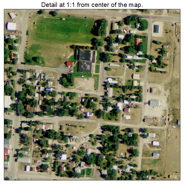 Harrison, Nebraska aerial imagery detail