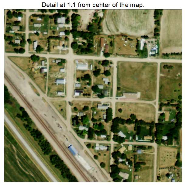 Hazard, Nebraska aerial imagery detail