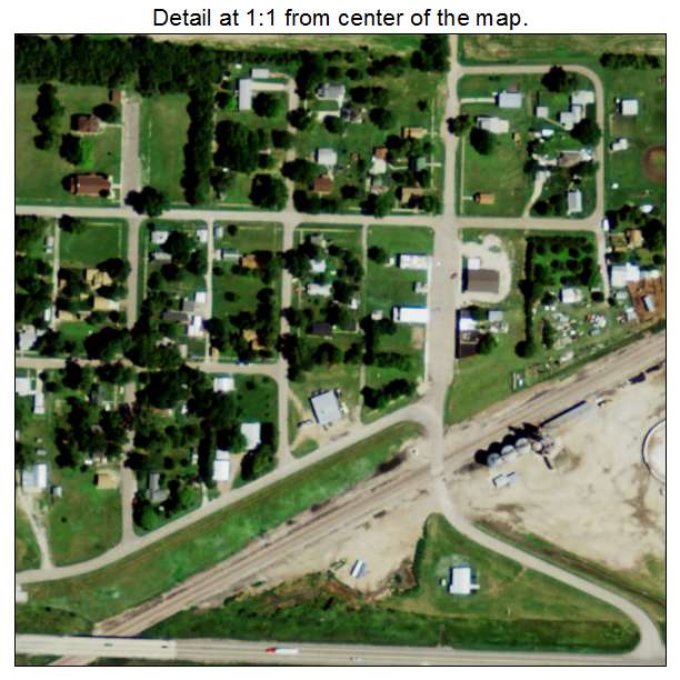Heartwell, Nebraska aerial imagery detail