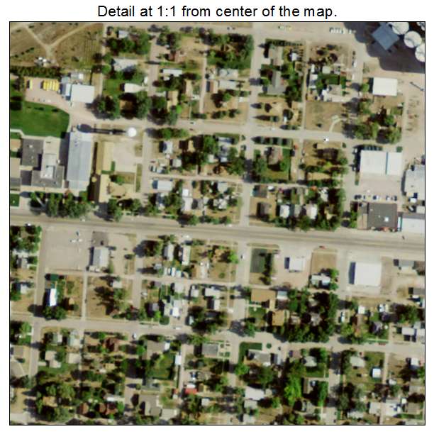 Hemingford, Nebraska aerial imagery detail