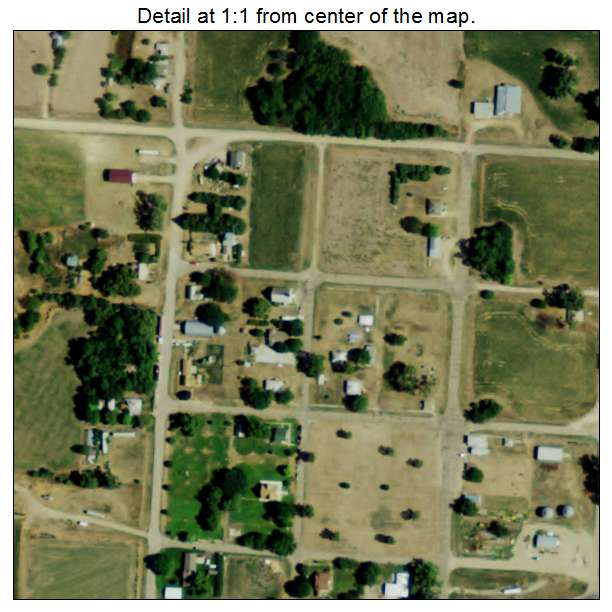 Hendley, Nebraska aerial imagery detail