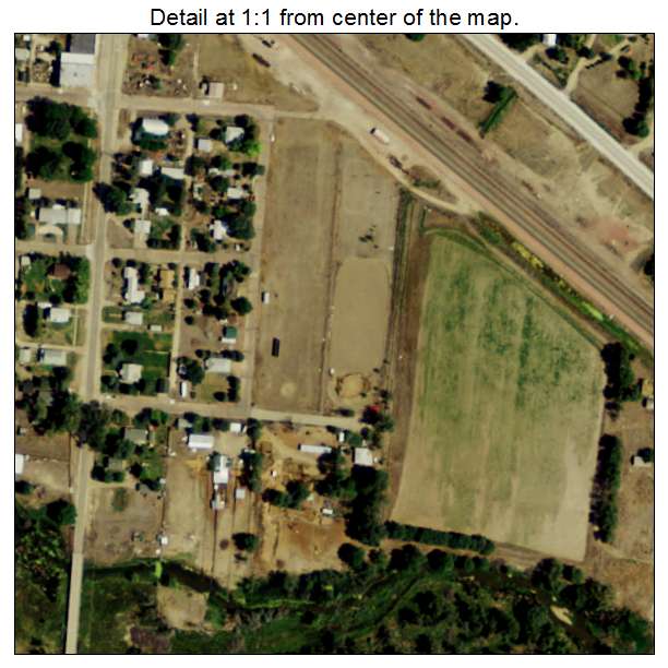 Henry, Nebraska aerial imagery detail