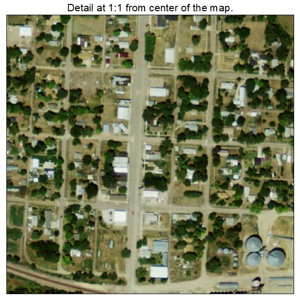 Holbrook, Nebraska aerial imagery detail