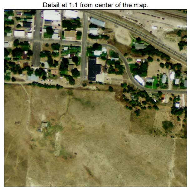 Hyannis, Nebraska aerial imagery detail