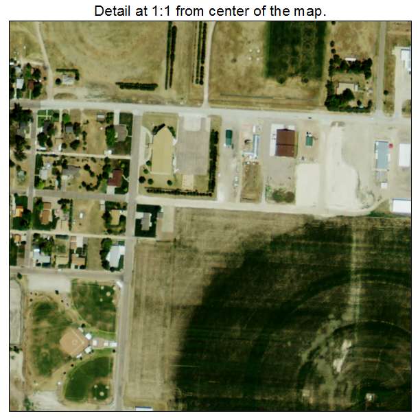 Imperial, Nebraska aerial imagery detail