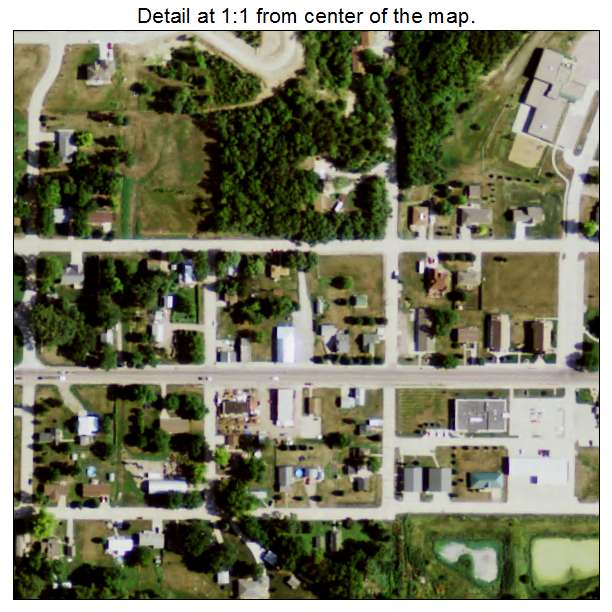 Jackson, Nebraska aerial imagery detail