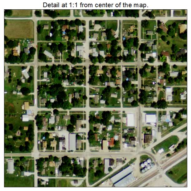 Kennard, Nebraska aerial imagery detail