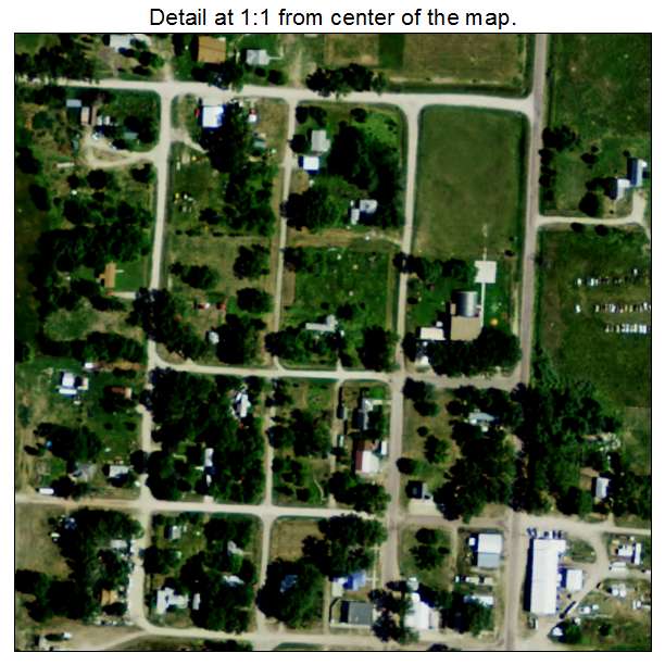Kilgore, Nebraska aerial imagery detail