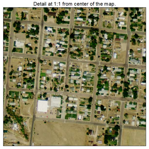 Kimball, Nebraska aerial imagery detail