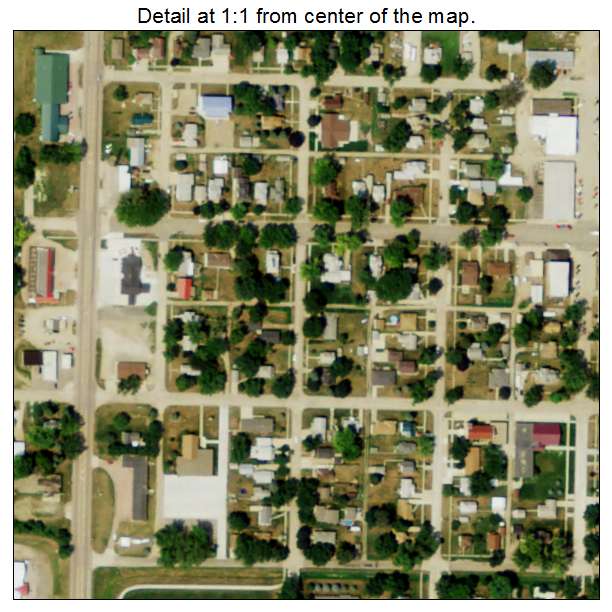 Laurel, Nebraska aerial imagery detail