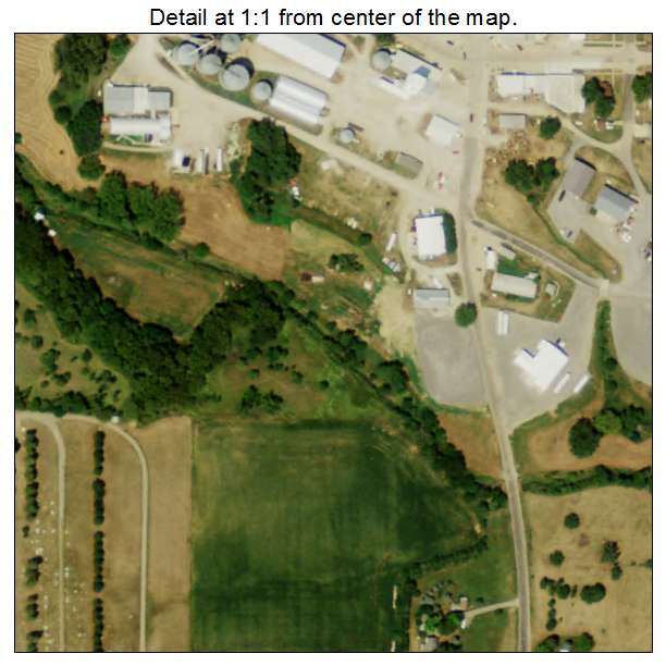 Leigh, Nebraska aerial imagery detail