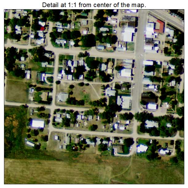Lewellen, Nebraska aerial imagery detail
