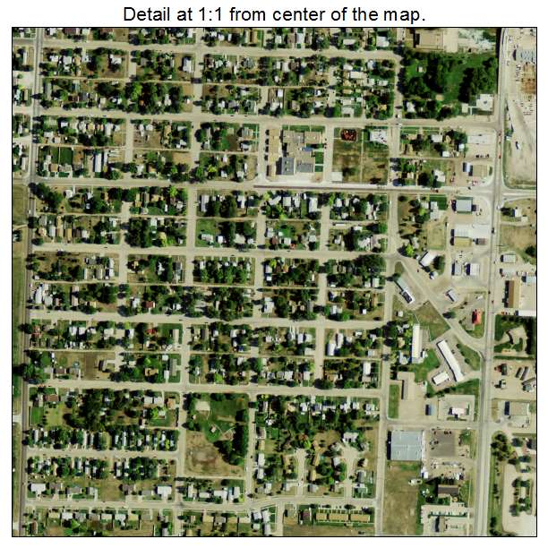 Lexington, Nebraska aerial imagery detail