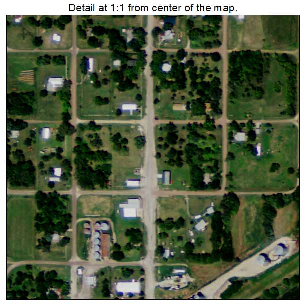 Liberty, Nebraska aerial imagery detail