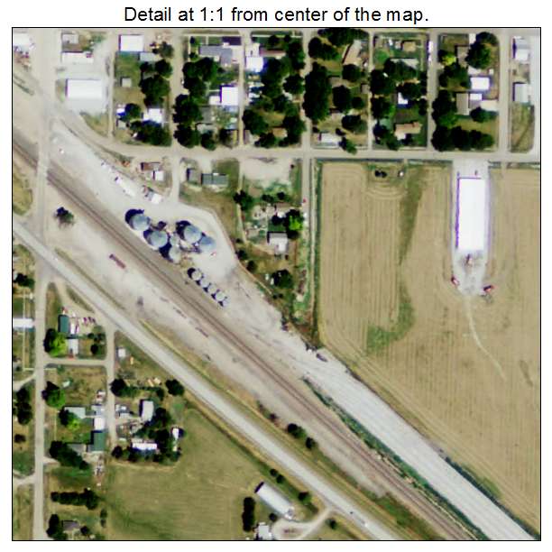 Litchfield, Nebraska aerial imagery detail