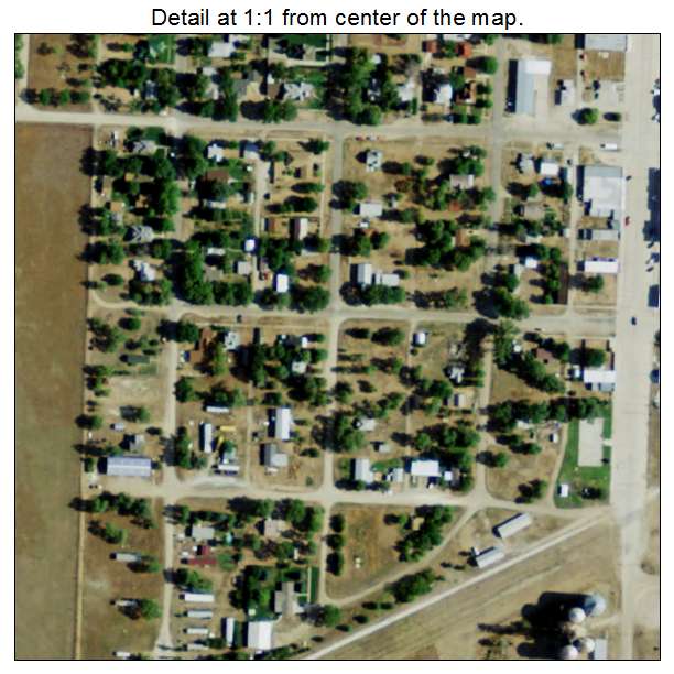 Long Pine, Nebraska aerial imagery detail