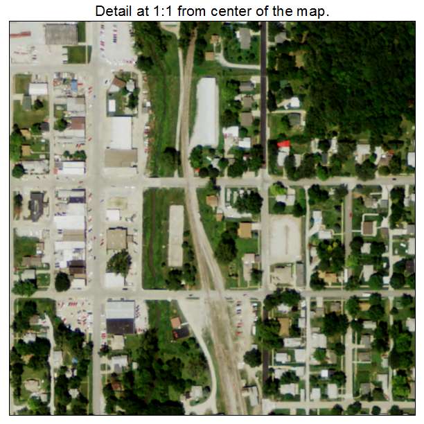 Louisville, Nebraska aerial imagery detail
