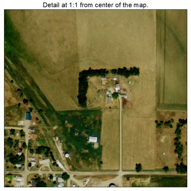 Magnet, Nebraska aerial imagery detail