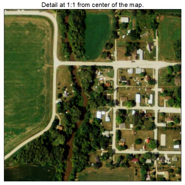 Martinsburg, Nebraska aerial imagery detail