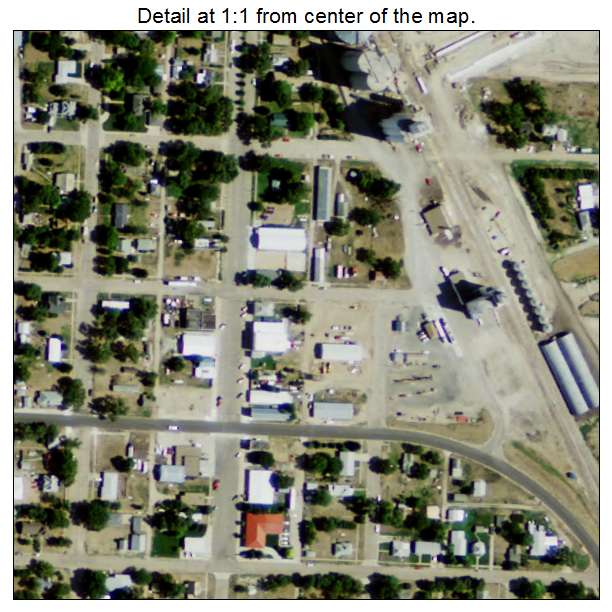 Maywood, Nebraska aerial imagery detail