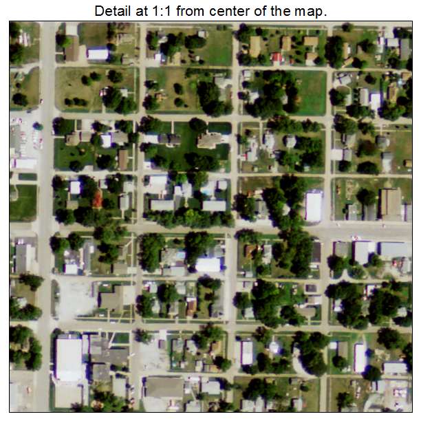 McCool Junction, Nebraska aerial imagery detail