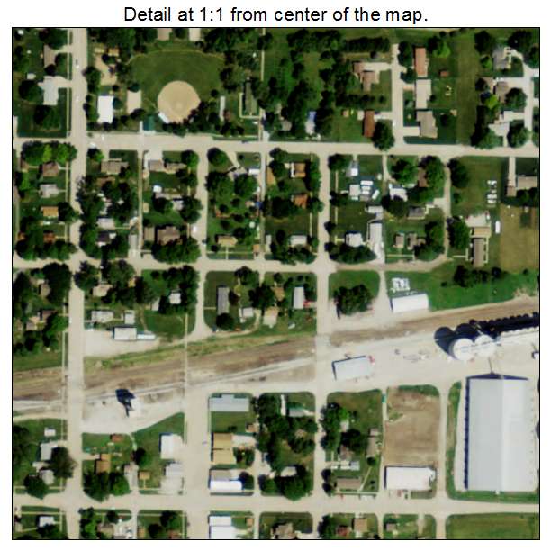 Mead, Nebraska aerial imagery detail