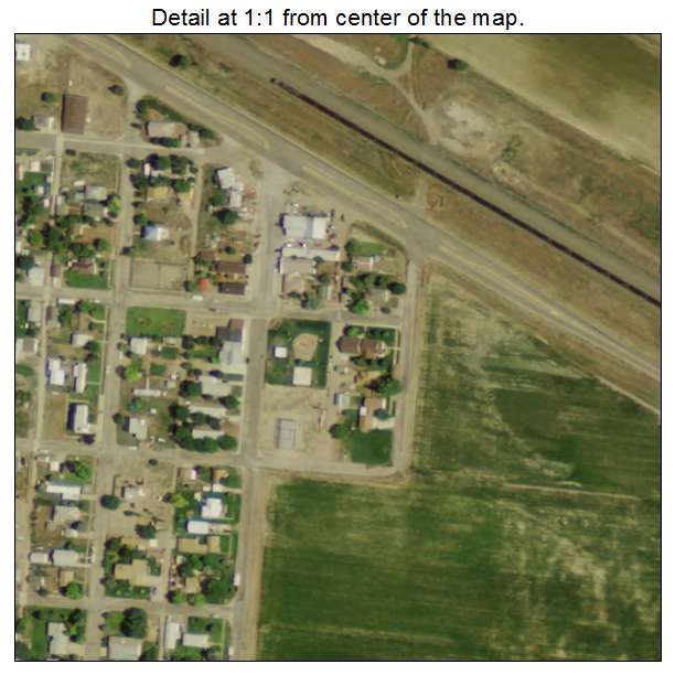 Melbeta, Nebraska aerial imagery detail