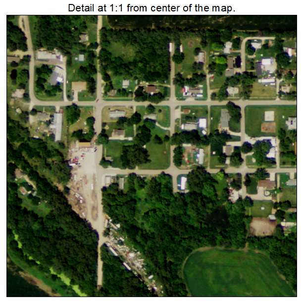 Memphis, Nebraska aerial imagery detail