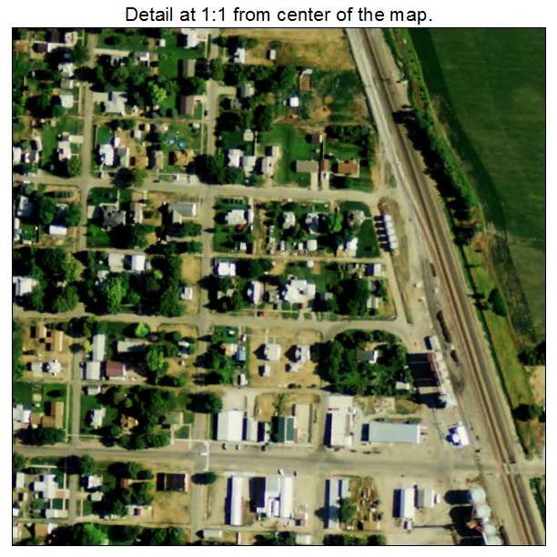 Merna, Nebraska aerial imagery detail
