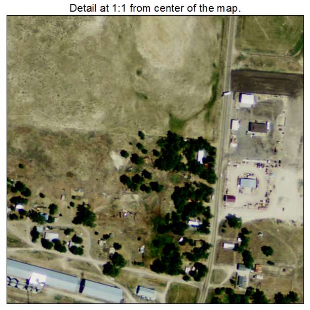 Merriman, Nebraska aerial imagery detail