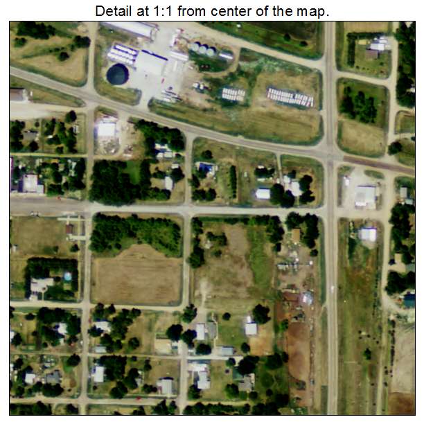 Miller, Nebraska aerial imagery detail