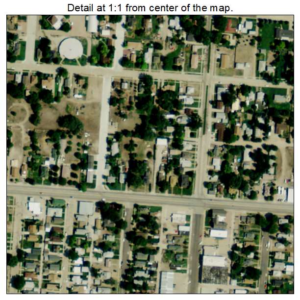 Mitchell, Nebraska aerial imagery detail