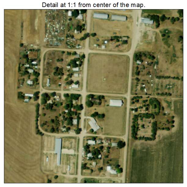 Moorefield, Nebraska aerial imagery detail