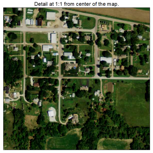 Morse Bluff, Nebraska aerial imagery detail
