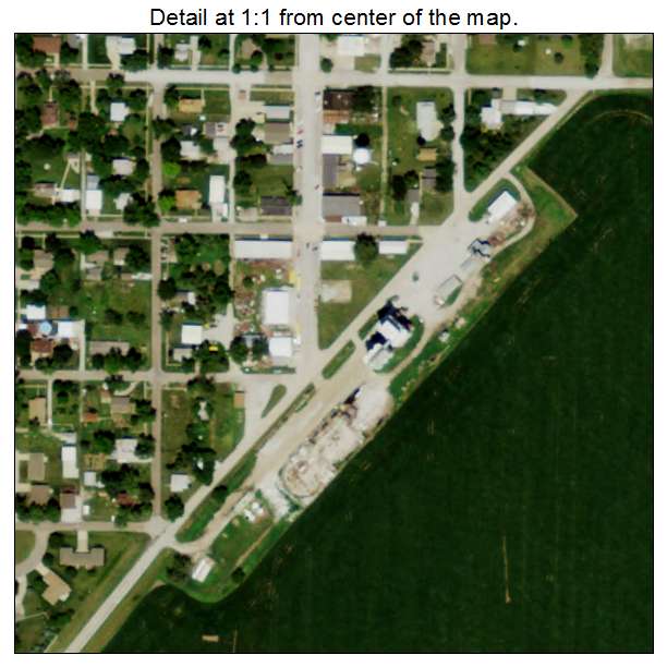 Murdock, Nebraska aerial imagery detail