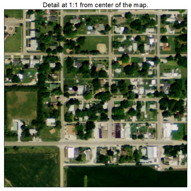 Murray, Nebraska aerial imagery detail