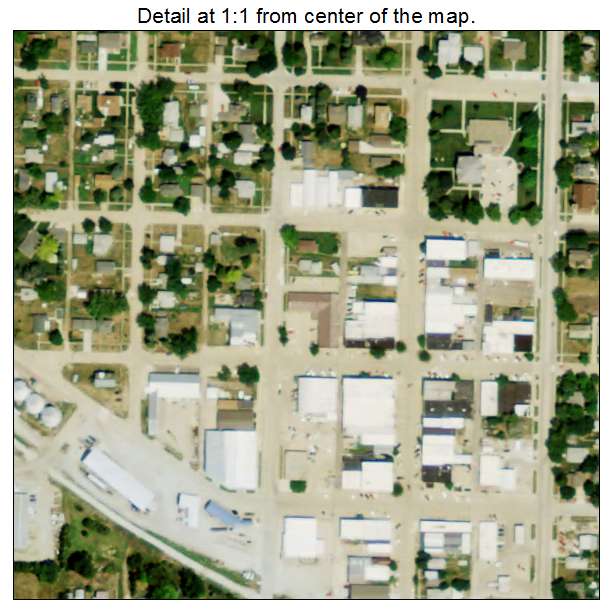 Neligh, Nebraska aerial imagery detail
