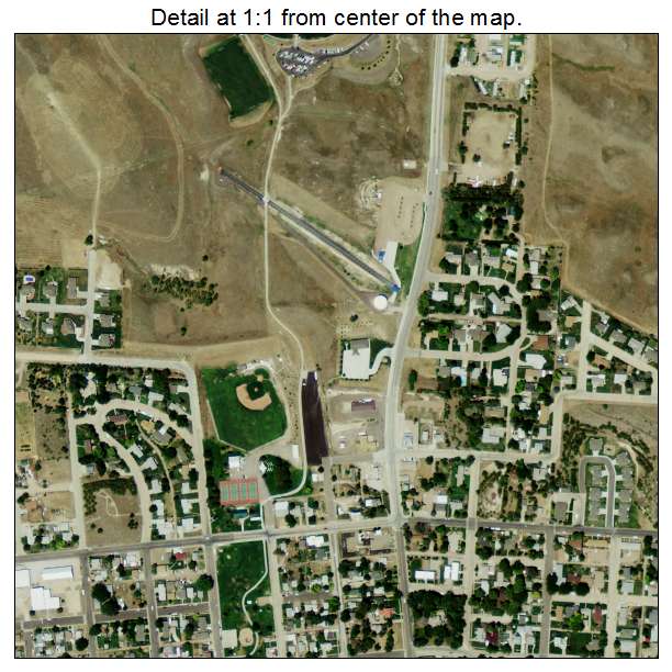Ogallala, Nebraska aerial imagery detail