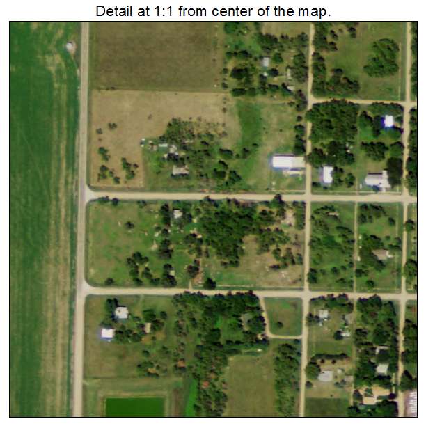 Ong, Nebraska aerial imagery detail