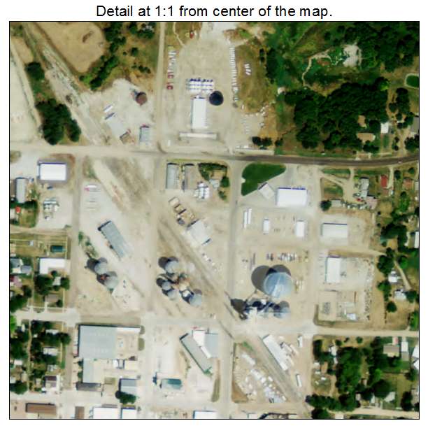 Ord, Nebraska aerial imagery detail