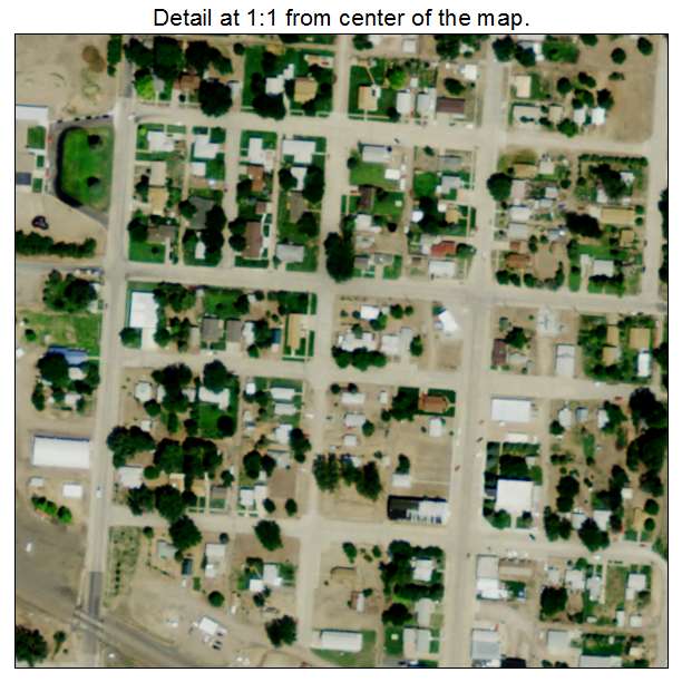 Oshkosh, Nebraska aerial imagery detail