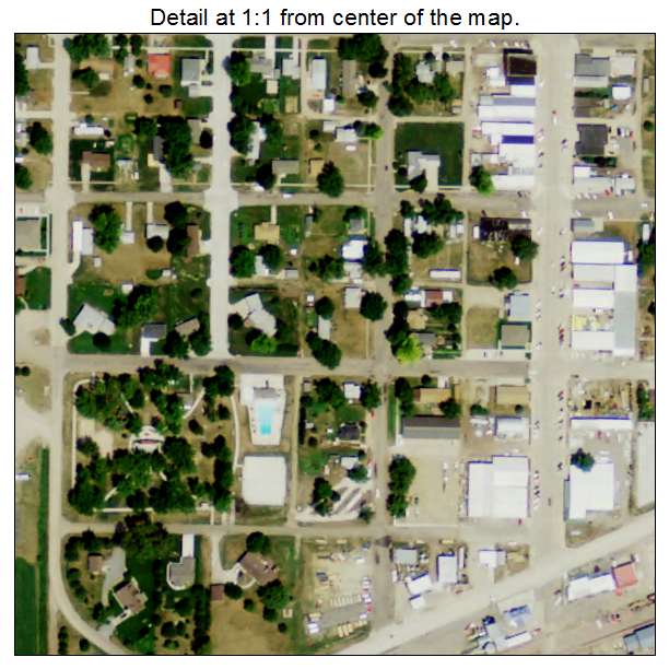 Osmond, Nebraska aerial imagery detail