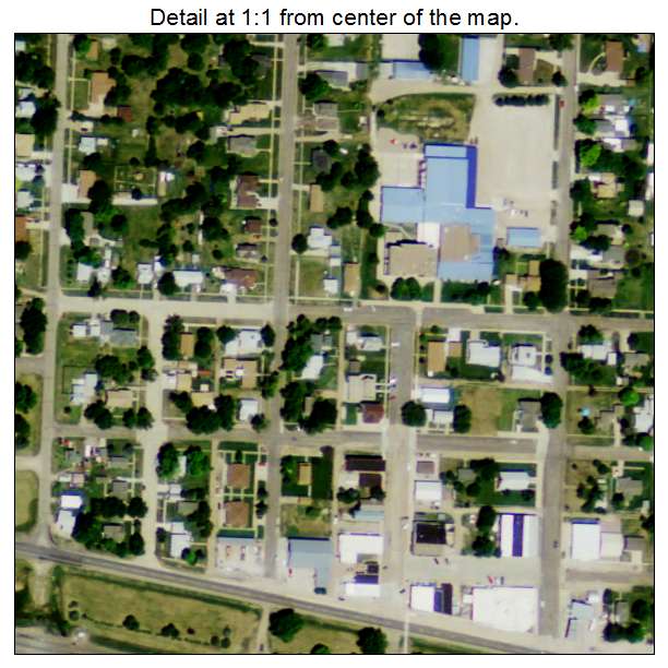 Overton, Nebraska aerial imagery detail