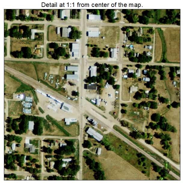 Page, Nebraska aerial imagery detail