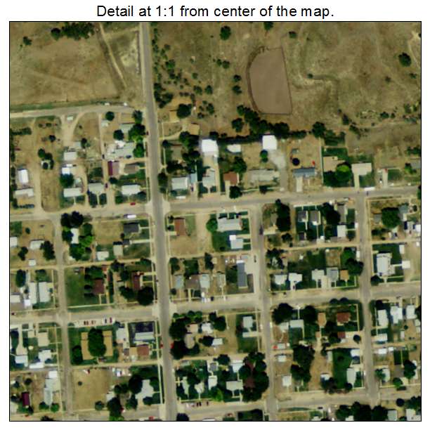 Paxton, Nebraska aerial imagery detail