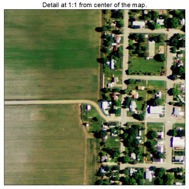 Phillips, Nebraska aerial imagery detail