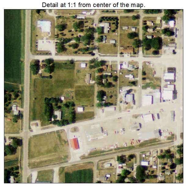Pilger, Nebraska aerial imagery detail
