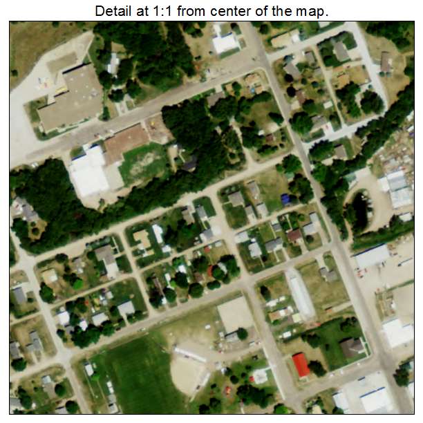 Pleasanton, Nebraska aerial imagery detail