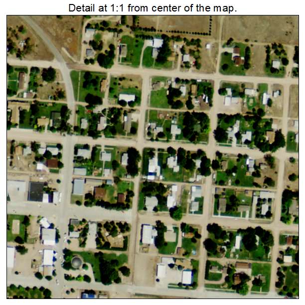 Potter, Nebraska aerial imagery detail