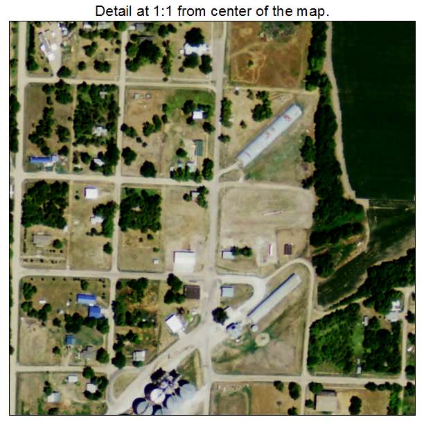 Ragan, Nebraska aerial imagery detail